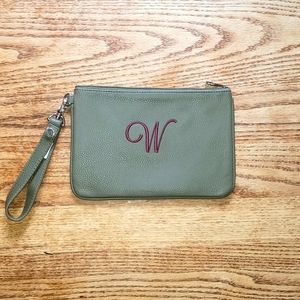 Thirty-One Rubie Mini With Wristlet Strap - Ooh-la-la Olive Pebble Jewell